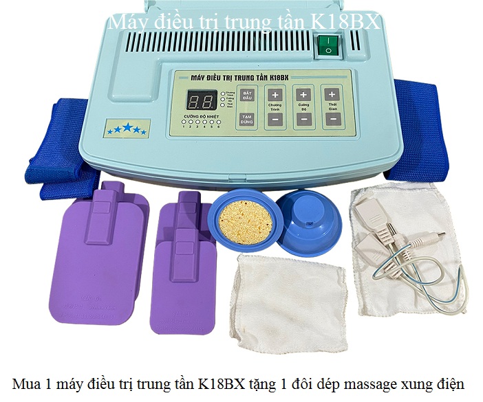 Máy điều trị trung tần K18BX dùng cho người bệnh tai biên, thần kinh toạ - Y Khoa Kim Minh