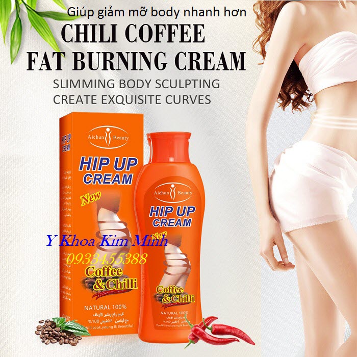 Kem masage chuyen giam beo body, kem ot Hip Up Cream - Y khoa Kim Minh