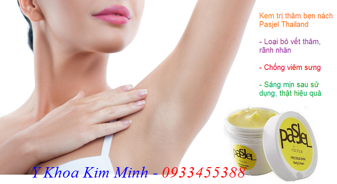 Kem Pasjel trị thâm nách bẹn nhập khẩu Thái Lan - Y khoa Kim Minh Bán kem trị thâm nách, thâm bẹn Pasjel Thái Lan tại Tp Hồ Chí Minh - Y Khoa Kim Minh 0933455388
