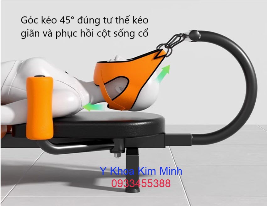 Giường kéo cột sống lưng cổ bằng điện GKD-3025