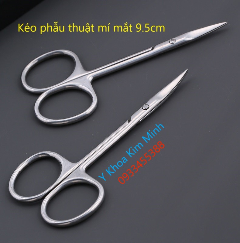 Kéo y tế phẫu thuật nhãn khoa mí mắt 9.5cm