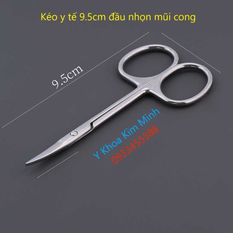 Kéo y te dau nhon cong 9.5cm