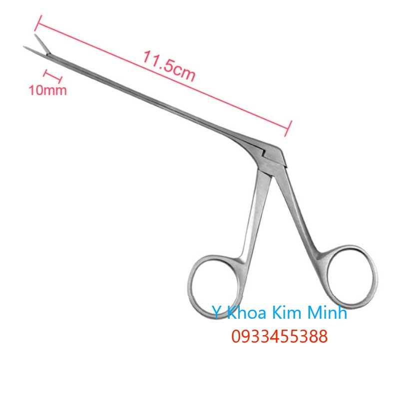 Kẹp gắp dị vật tai giữa Hartmann Alligator Ear Forceps 11.5cm