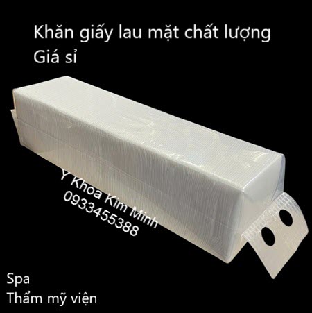 Khăn giấy lau mặt chất lượng bán giá sỉ, dùng cho spa và thẩm mỹ viện