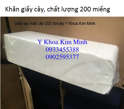 Khăn giấy cây 200 miếng sản xuất tại Việt Nam, phân phối giá sỉ tại Y Khoa Kim Minh
