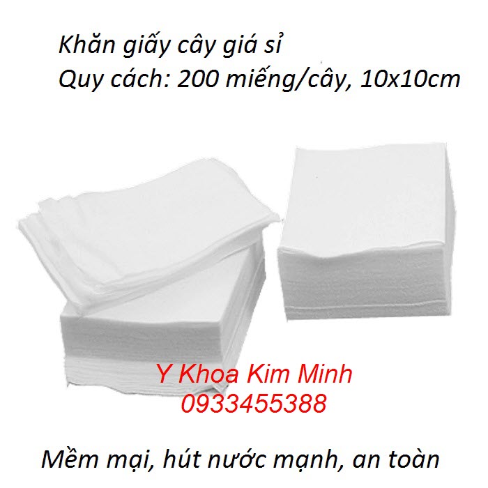 Khăn giấy cây lau mặt dùng tại spa bán giá sỉ