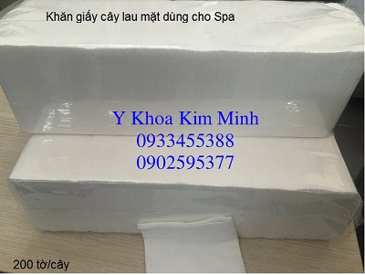 Khăn giấy lau mặt chất lượng dùng cho spa - Y khoa Kim Minh