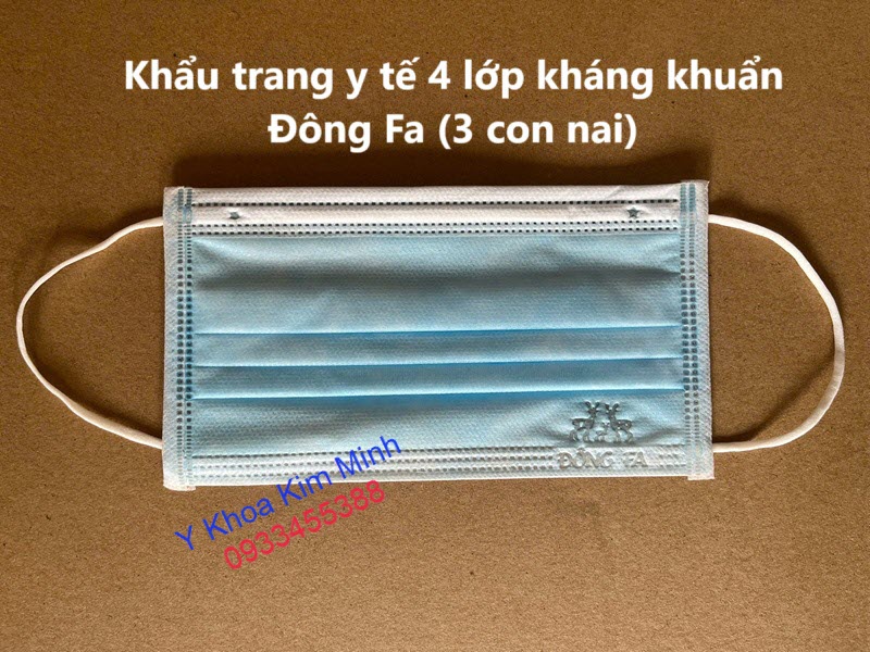 Khẩu trang Đông Fa 4 lớp kháng khuẩn