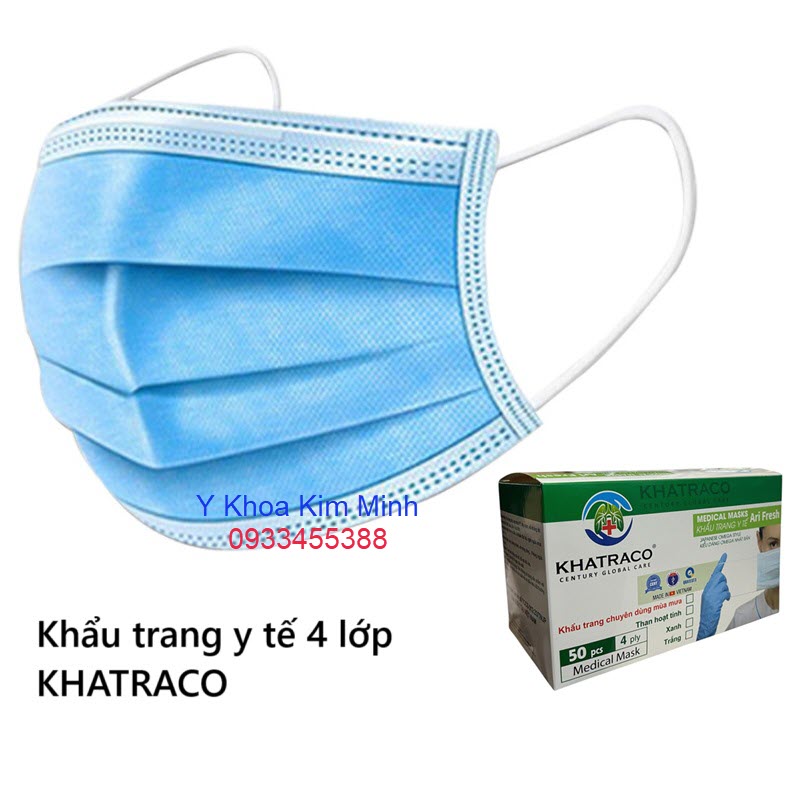Khẩu trang y tế 4 lớp phòng dịch