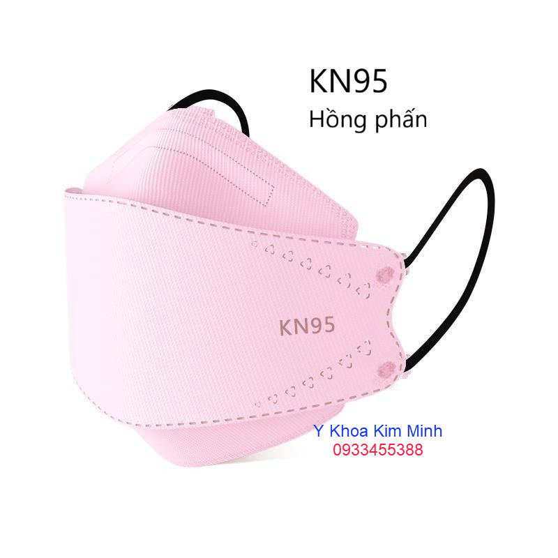 Khẩu trang KN95 hồng ngọc