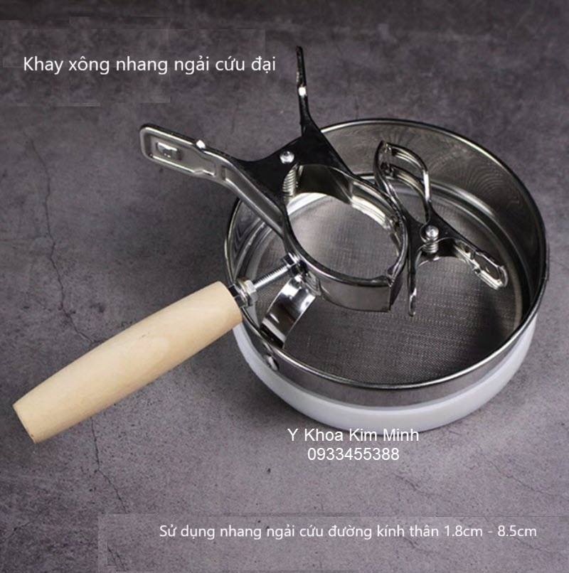 Khay xông nhang ngải cứu tiểu đường kính 1.8cm - 8.5cm