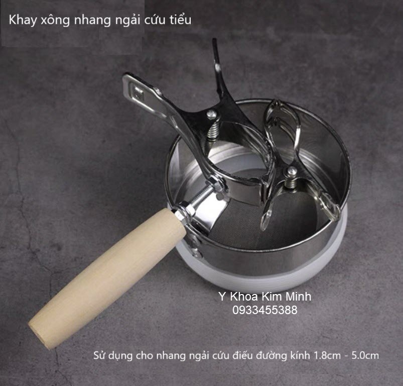 Khay xông nhang ngải cứu tiểu đường kính cây nhang ngải từ 1.8cm đến 5.0cm