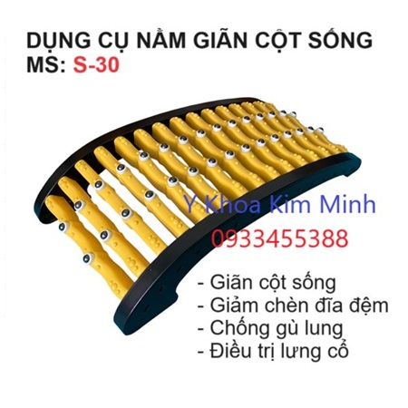 Khung nằm giúp giãn cột sống, giảm tê chân tê tay