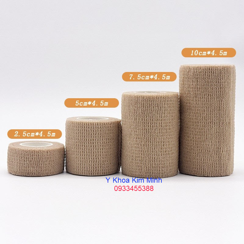 Kích thước băng thun y tế tự dính Plastic Bandage