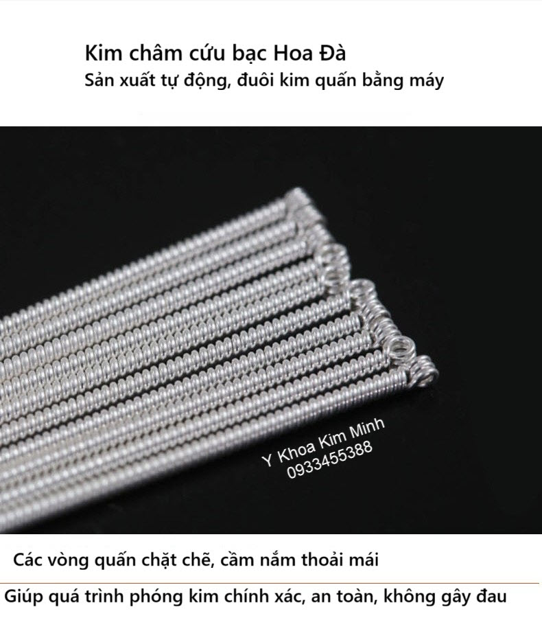 KIm bạc châm cứu hoa đà chất lượng