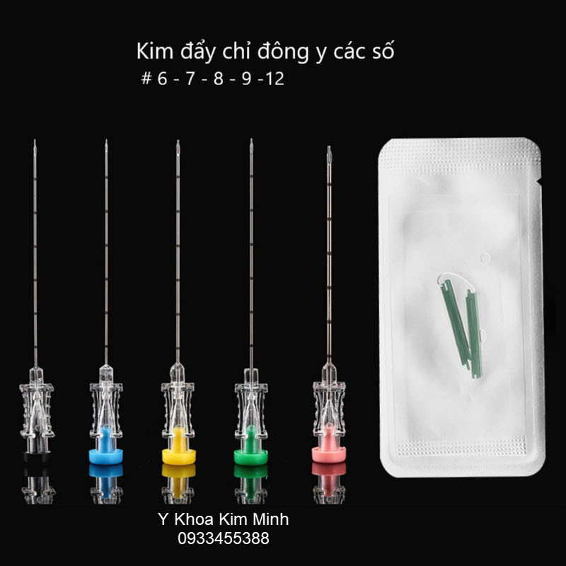 Kim đẩy chỉ, kim cấy chỉ collagen, proten, PDO, PGA, kim cấy chỉ tự tiêu bán ở tphcm