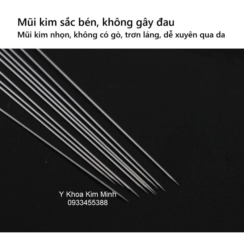 Kim châm cứu bạc của nhãn hiệu Hoa Đà