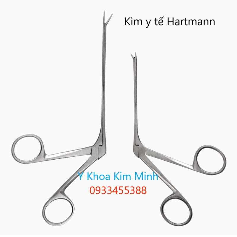 Kìm y tế Hartman 11.5cm, 7.6cm dùng để gấp dị vật tai giữa