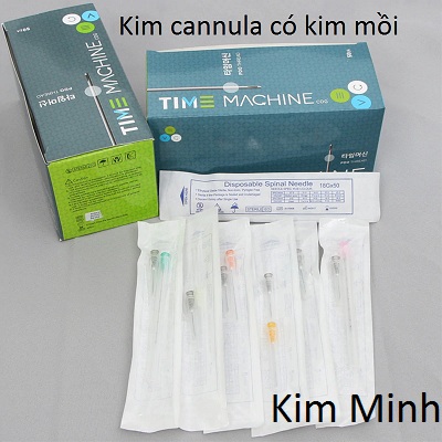 Cannula Needle Time Machine, kim cannula có kim mồi các số 18G 21G 22G 23G 25G 27G 30G - Y khoa Kim Minh