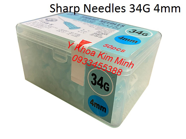 Kim tiem my pham Sharp Needles 34G 4mm bán tại Tp.HCM - Y khoa Kim Minh