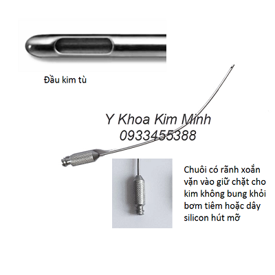 Kim tiêm mỡ tự thân cannula needle liposuction - Y Khoa Kim Minh