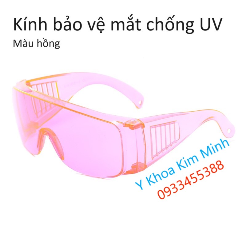 Kính bảo vệ mắt chống tia UV màu hồng bán ở Tp.HCM