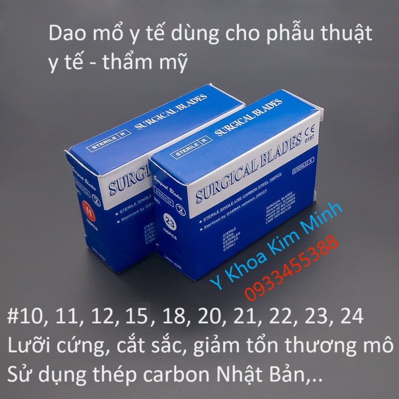 Lưỡi dao mổ phẫu thuật Surgical Blade Nhật Bản