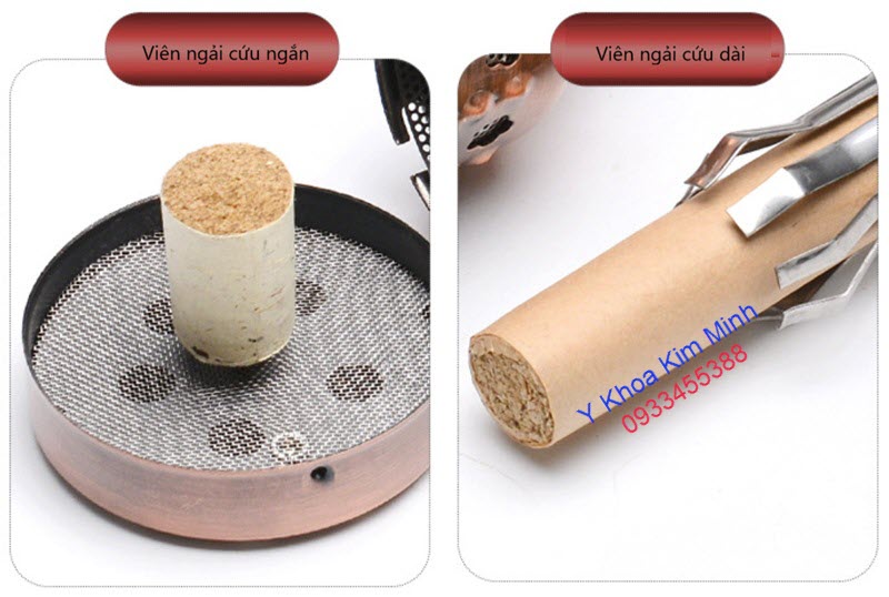 Cây lăn đồng đơn sử dụng nhang ngải cứu viên và nhang ngải cứu điếu dài đường kính nhang ngải cứu là 1.8cm