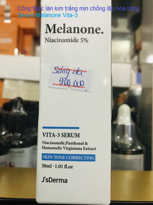 Melanone Vita-3 serum Hàn Quốc - Y khoa Kim Minh Tinh chất lan kim sáng mịn, chống nhăn, ngăn lão hóa bằng serum Melanone Vita-3 Hàn Quốc - Y khoa Kim Minh 0933455388