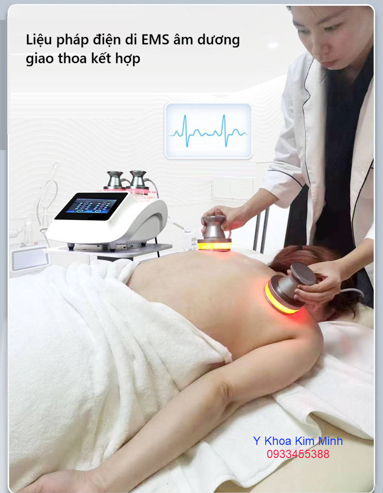 Máy DDS sinh học dùng liệu pháp điện di âm dương giao thoa điều trị thần kinh ngoại biên và chức cứng cơ