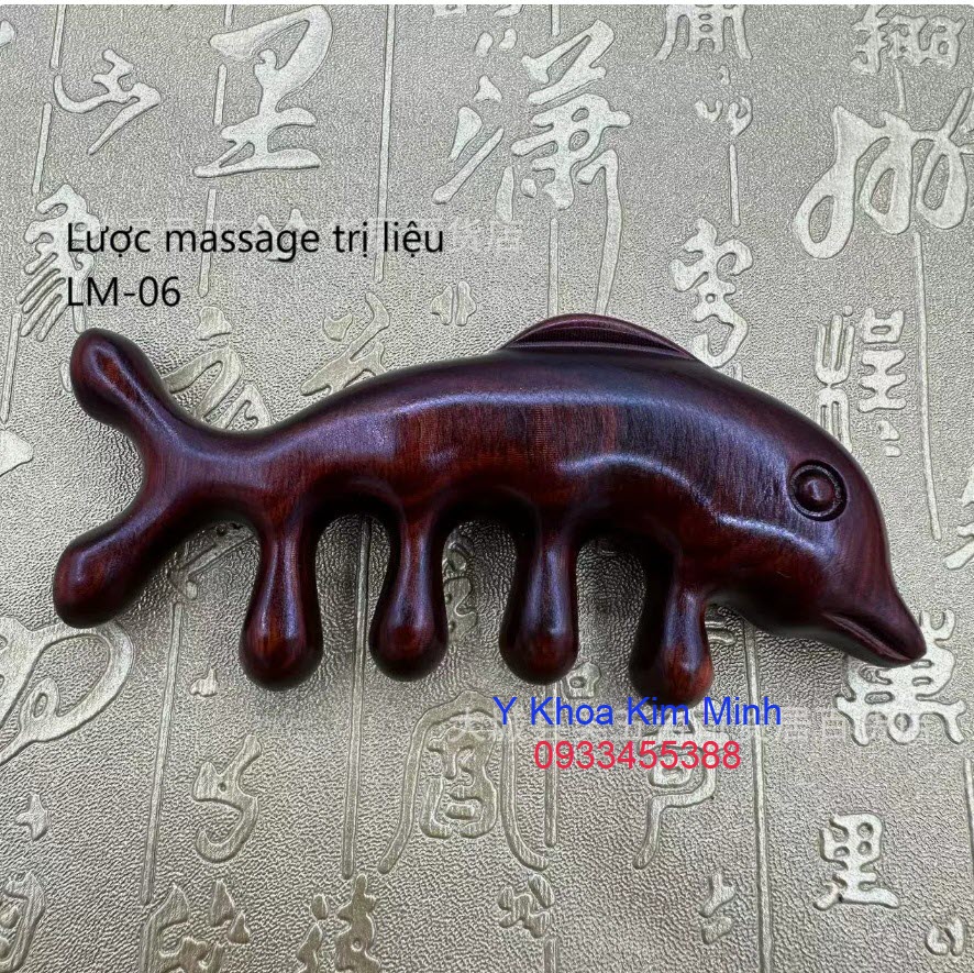 Lược gỗ massage trị liệu LM-06