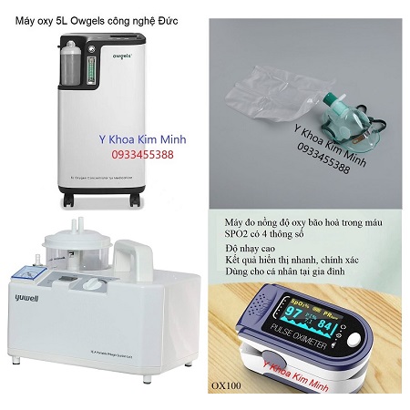 Máy ô xy y tế, máy hút dịch, mask oxy, các thiết bị dụng cụ y tế bán ở Tp.HCM