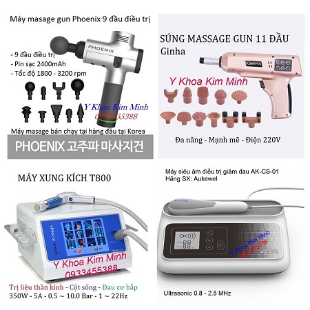 Máy massage, súng massage, massage gun bán ở Y Khoa Kim Minh