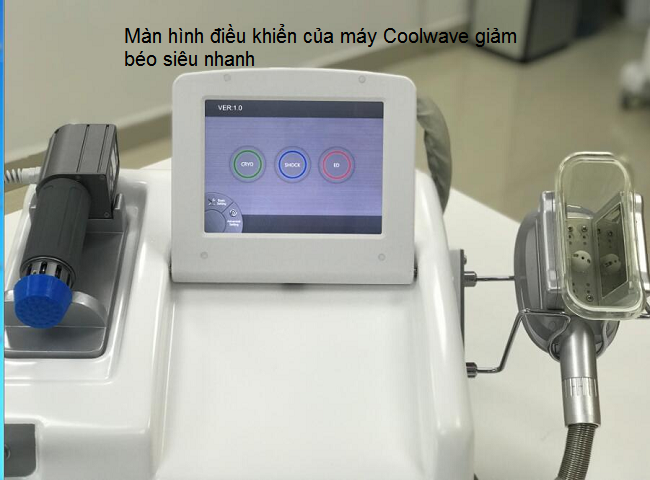 Màn hình điều khiển chính của máy phá mỡ giảm béo Coolwavve - Y khoa Kim Minh Màn hình chính của máy phá mỡ giảm béo Coolwave - Y khoa Kim Minh 0933455388