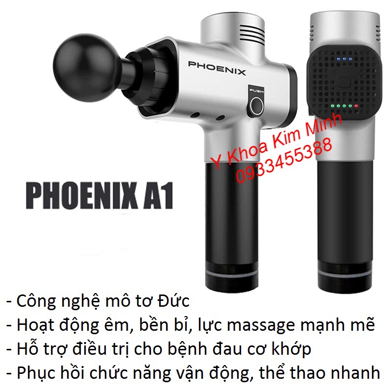 Máy massage gun cao cấp Phoenix A1 bán tại Tp.HCM