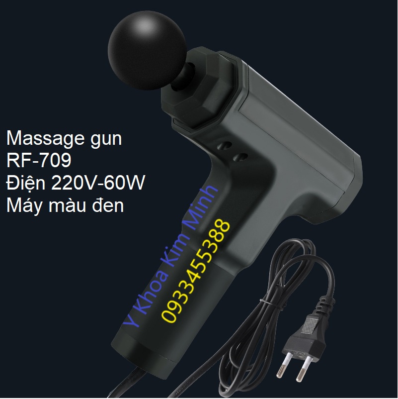 Máy massage gun RF-709 màu đen