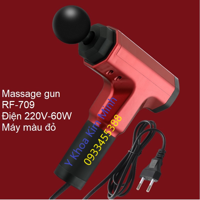 Máy massage gun RF-709 màu đỏ
