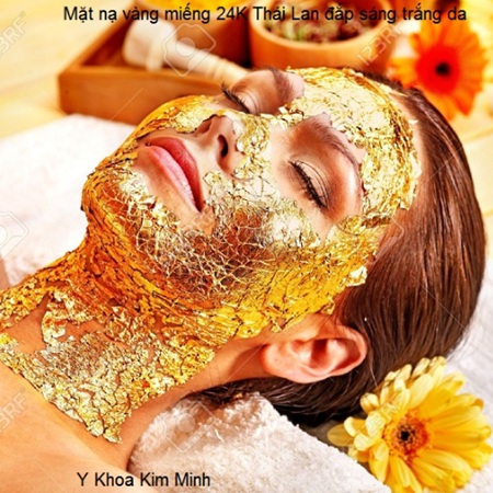 Mặt nạ vàng miếng 24K 99,99 bán giá sỉ ở tphcm