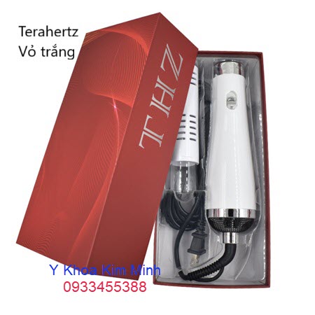Máy Thổi huyệt Terahertz THZ-021, sóng tím xanh, vỏ màu trắng, giá rẻ