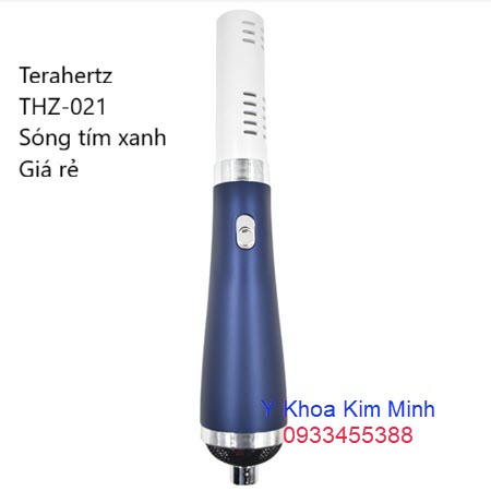 Máy Terahert THZ-021, tia sóng màu xanh tím, vỏ máy màu xanh, bán giá rẻ