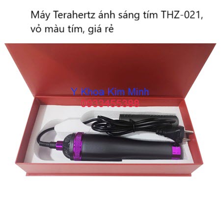 Máy Terahertz THZ-021, vỏ máy màu tím, sóng phát màu tím, giá rẻ