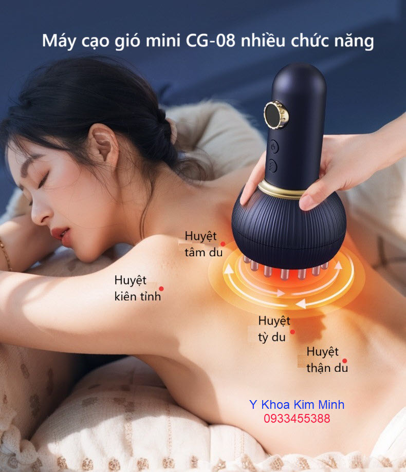 Máy cạo gió mini CG-08 bán ở Tp.HCM có nhiều chức năng công dụng