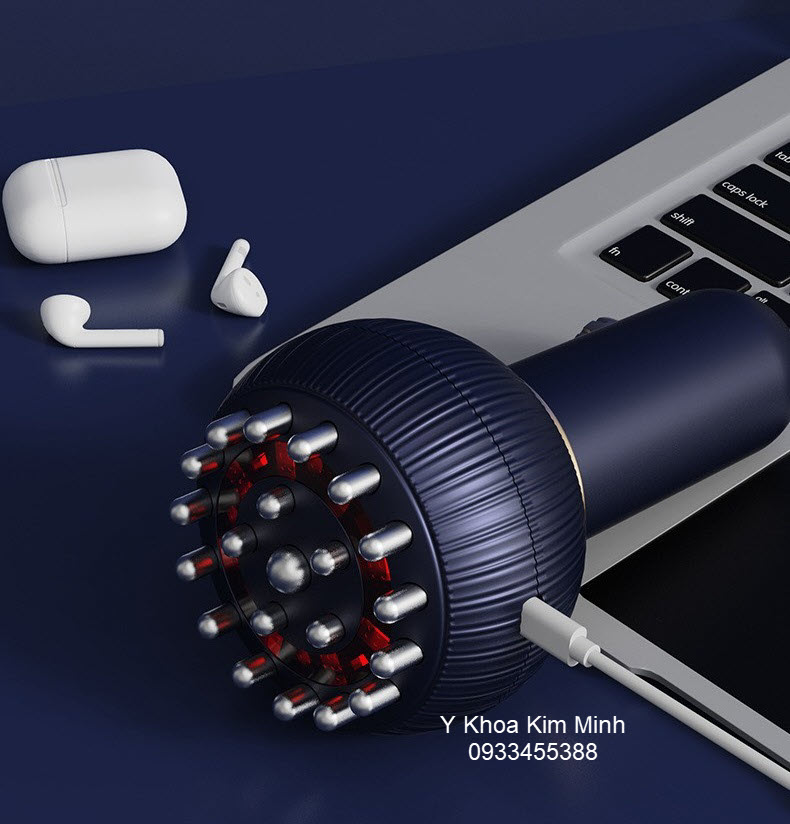 Máy cạo gió mini pin sạc tích điện cổng Type-C 1.200mAh