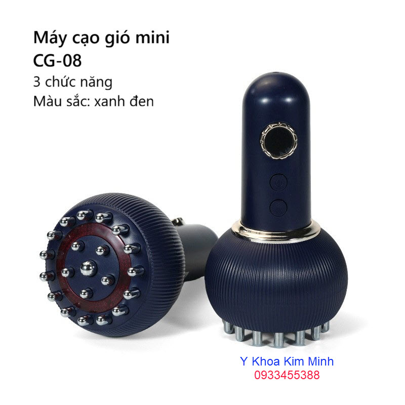 Máy cạo gió mini màu xanh đen mã CG-08