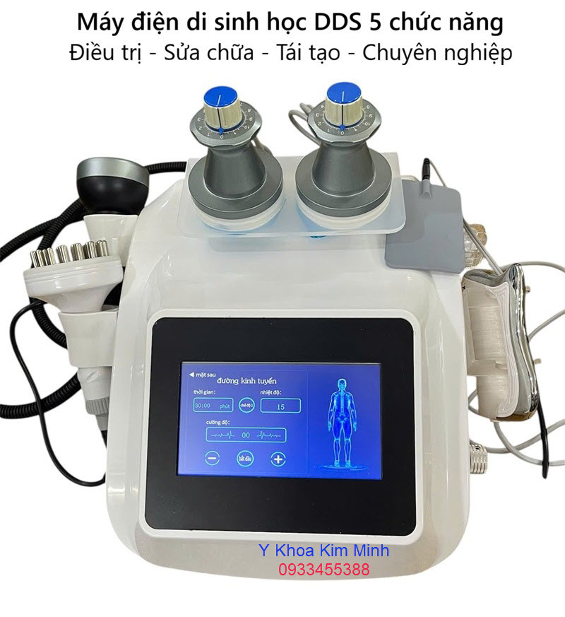 Máy điện di sinh học 5 chức năng DDS điều trị chứng cứng cơ khớp, suy yếu sức khỏe vận động, đau cột sống, tê bì tay chân