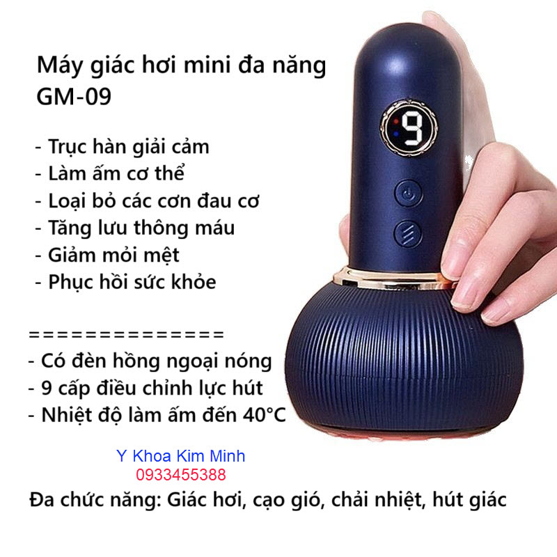 Máy giác hơi mini có hồng ngoại GM-09