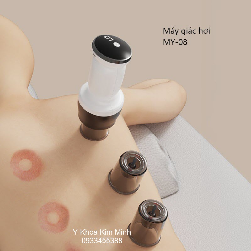 Máy giác hơi mini MY-08 pin sạc tích điện