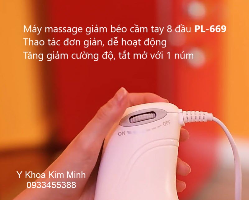 Hướng dẫn cách sử dụng máy massage giảm béo mini cầm tay PL-669