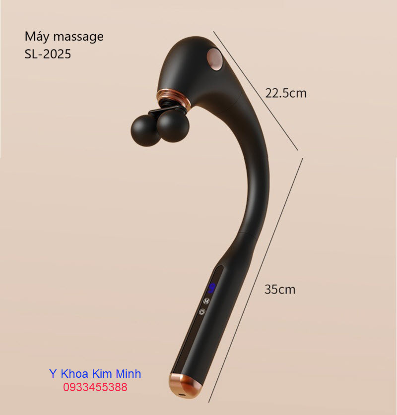 Máy mát xa SL-2025 thế hệ 9 có 5 đầu điều trị massage cơ xương khớp