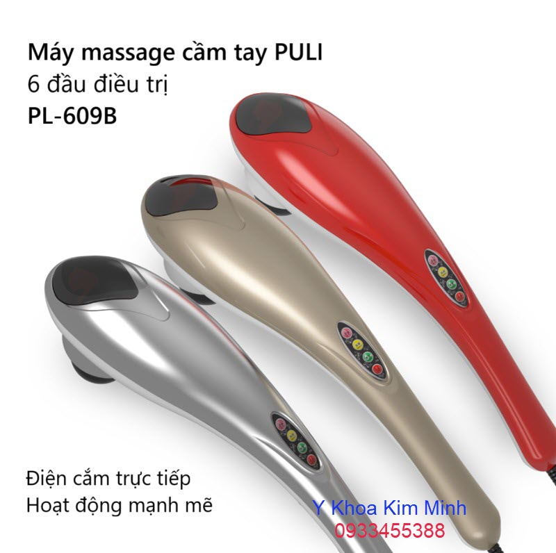 Máy massage cầm tay PULU 6 đầu PL-609B